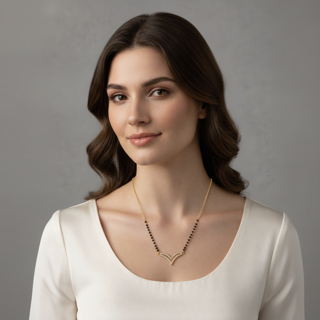 Kiran Gold Plated Mangalsutra