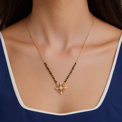 Savita Gold Plated Mangalsutra