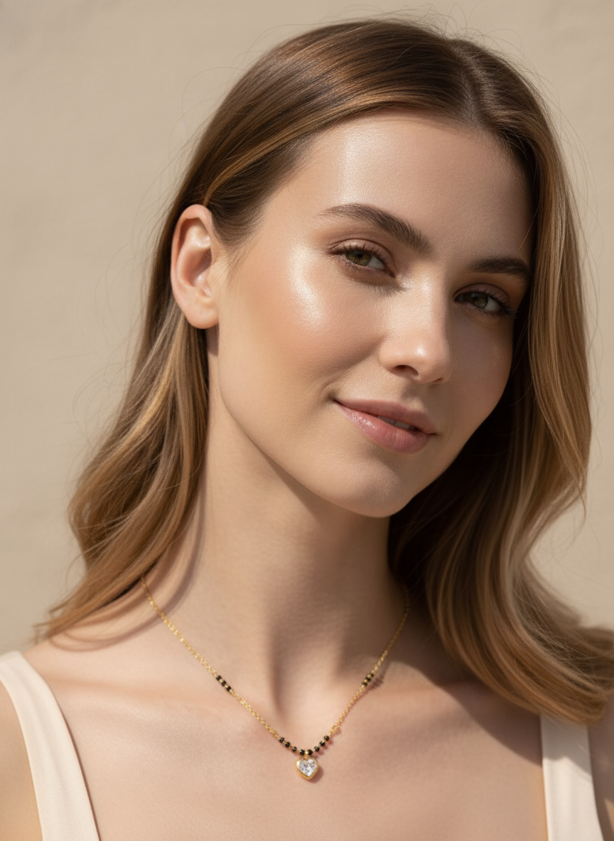 Sunita Gold Plated Mangalsutra