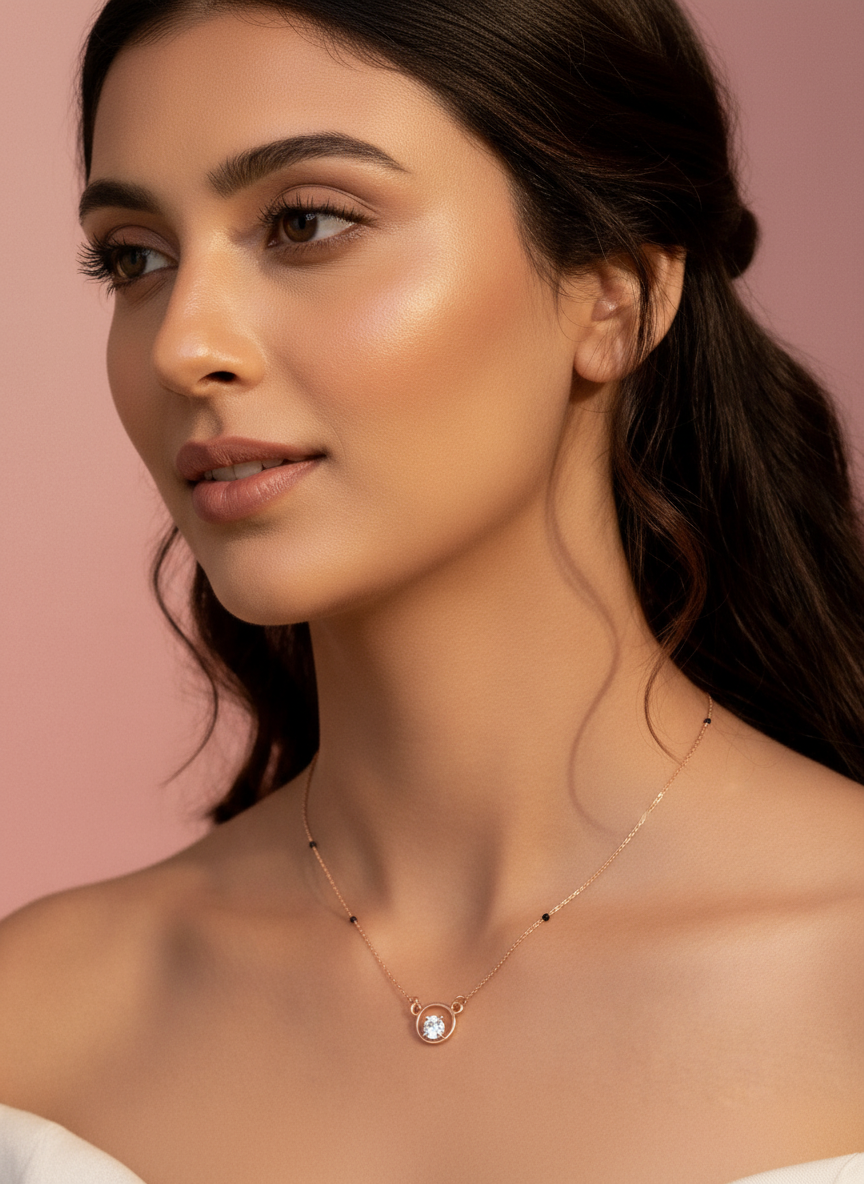 Shanta Gold Plated Mangalsutra