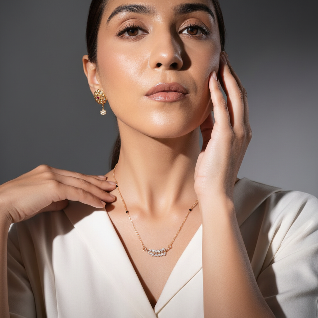 Fatima Gold Plated Mangalsutra