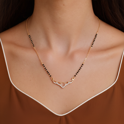 Hiba Gold Plated Mangalsutra