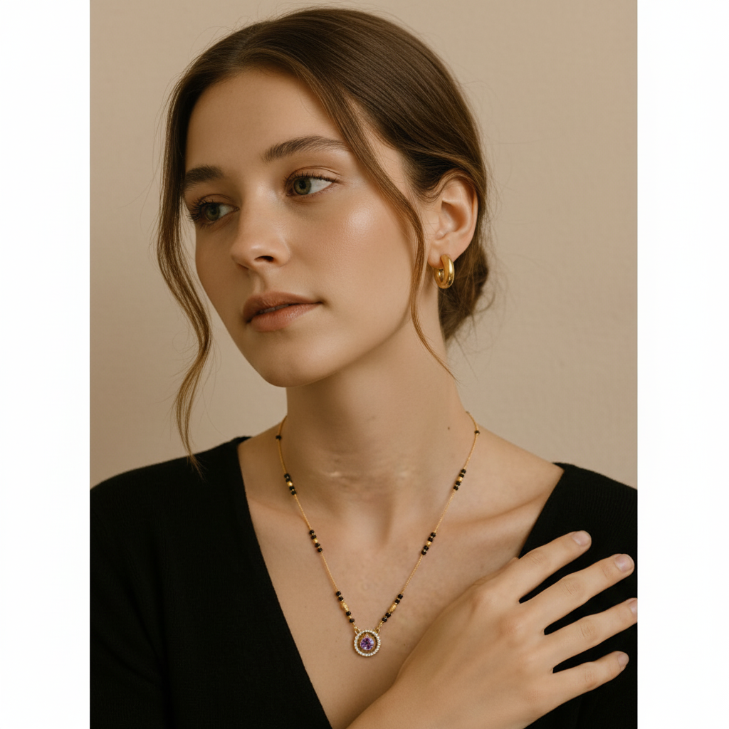 Nalini Gold Plated Mangalsutra