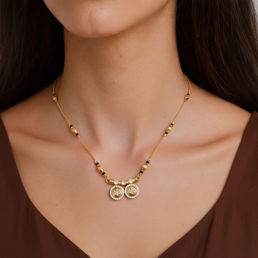 Manasvi Gold Plated Mangalsutra
