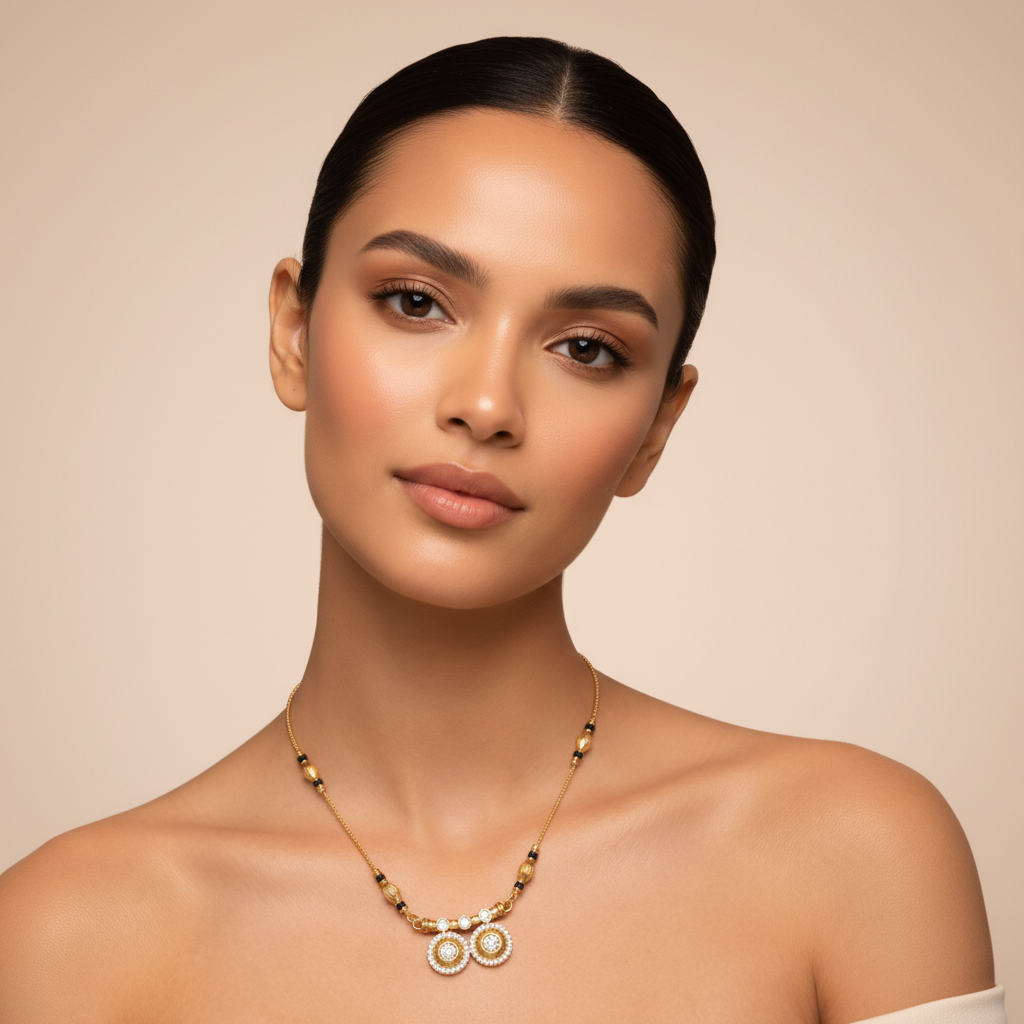 Manasvi Gold Plated Mangalsutra