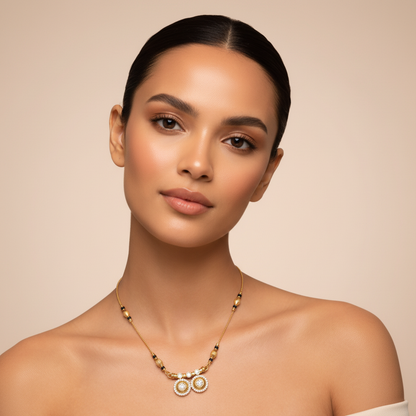 Manasvi Gold Plated Mangalsutra