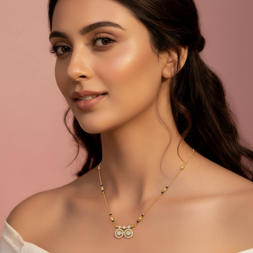 Manasvi Gold Plated Mangalsutra