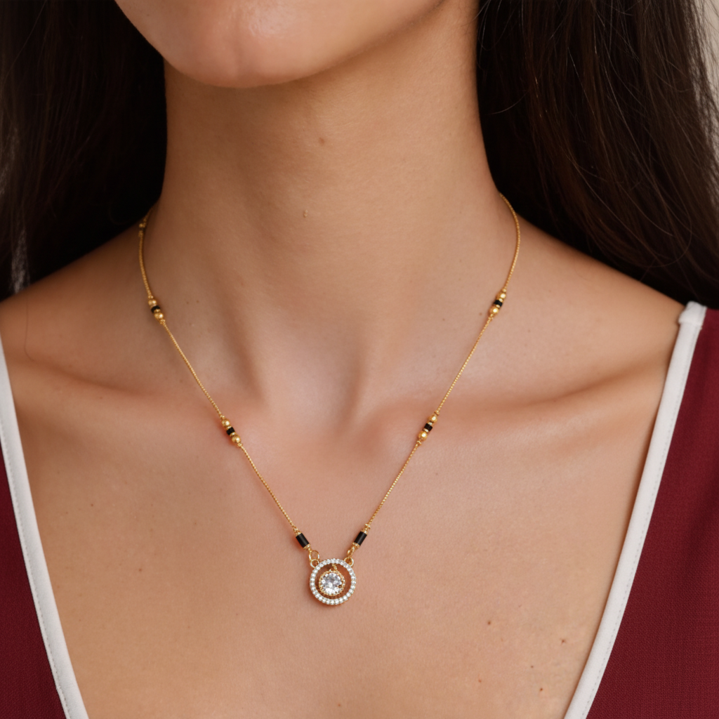 Sarika Gold Plated Mangalsutra