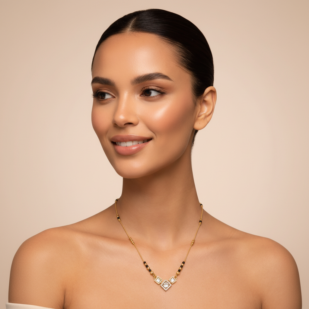 Vidhika Gold Plated Mangalsutra