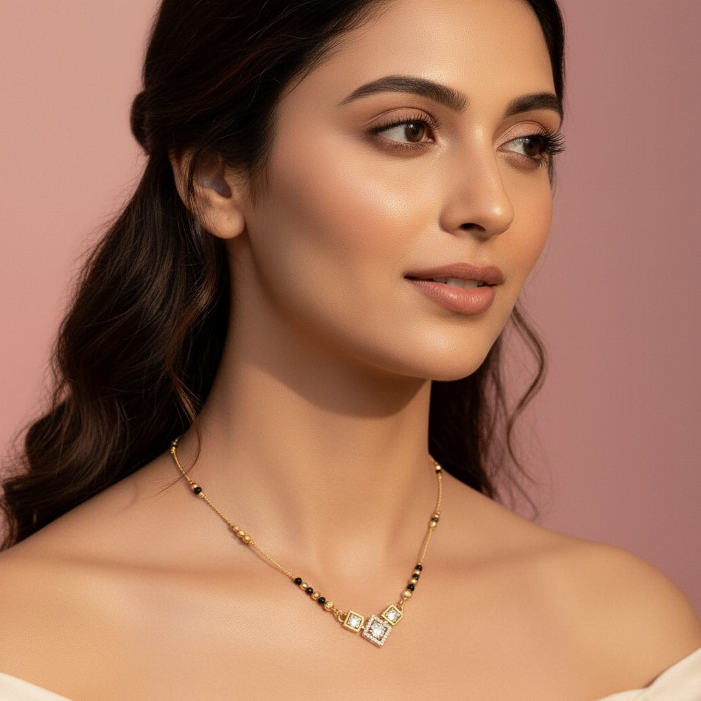 Vidhika Gold Plated Mangalsutra