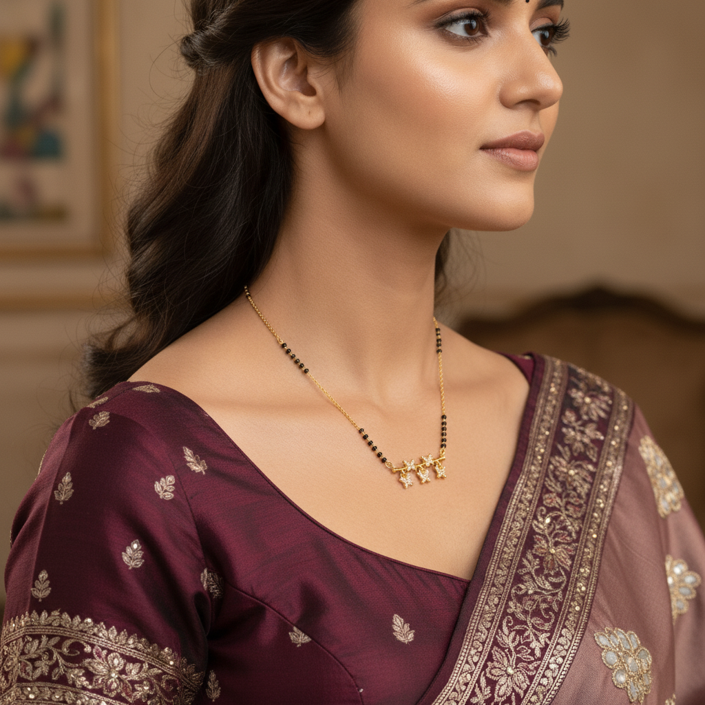 Myra Gold Plated Mangalsutra