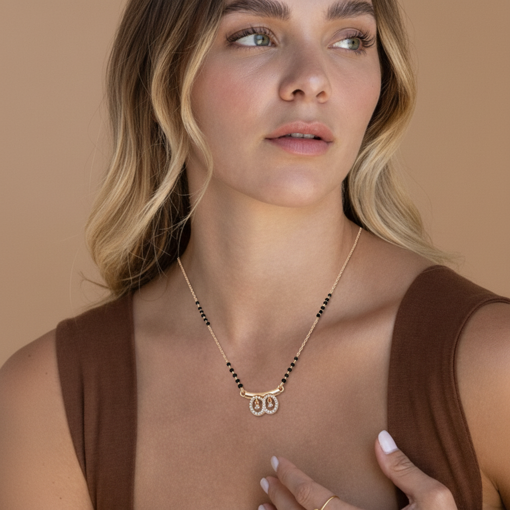 Riva Gold Plated Mangalsutra