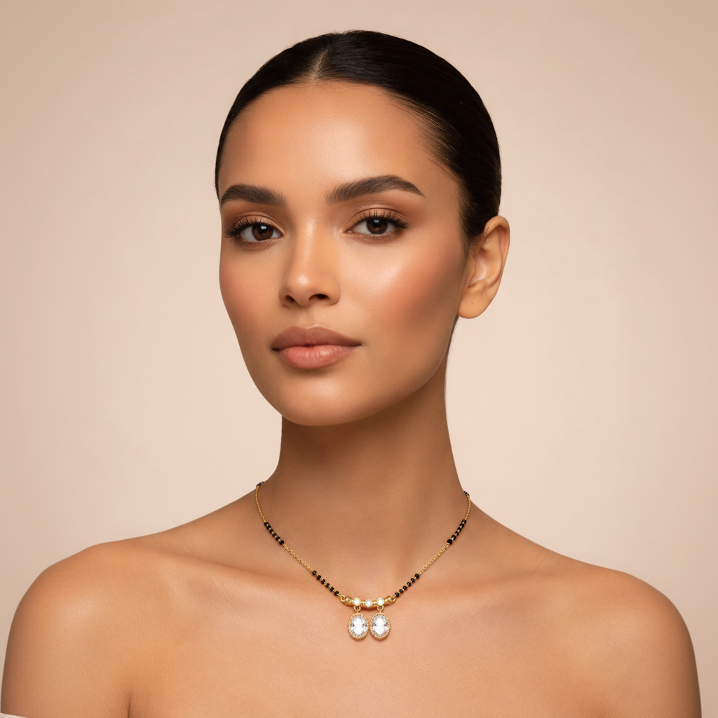 Saanvi Gold Plated Mangalsutra