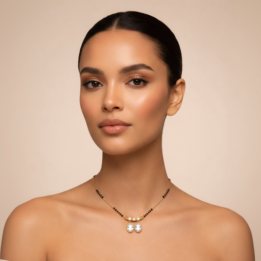 Saanvi Gold Plated Mangalsutra