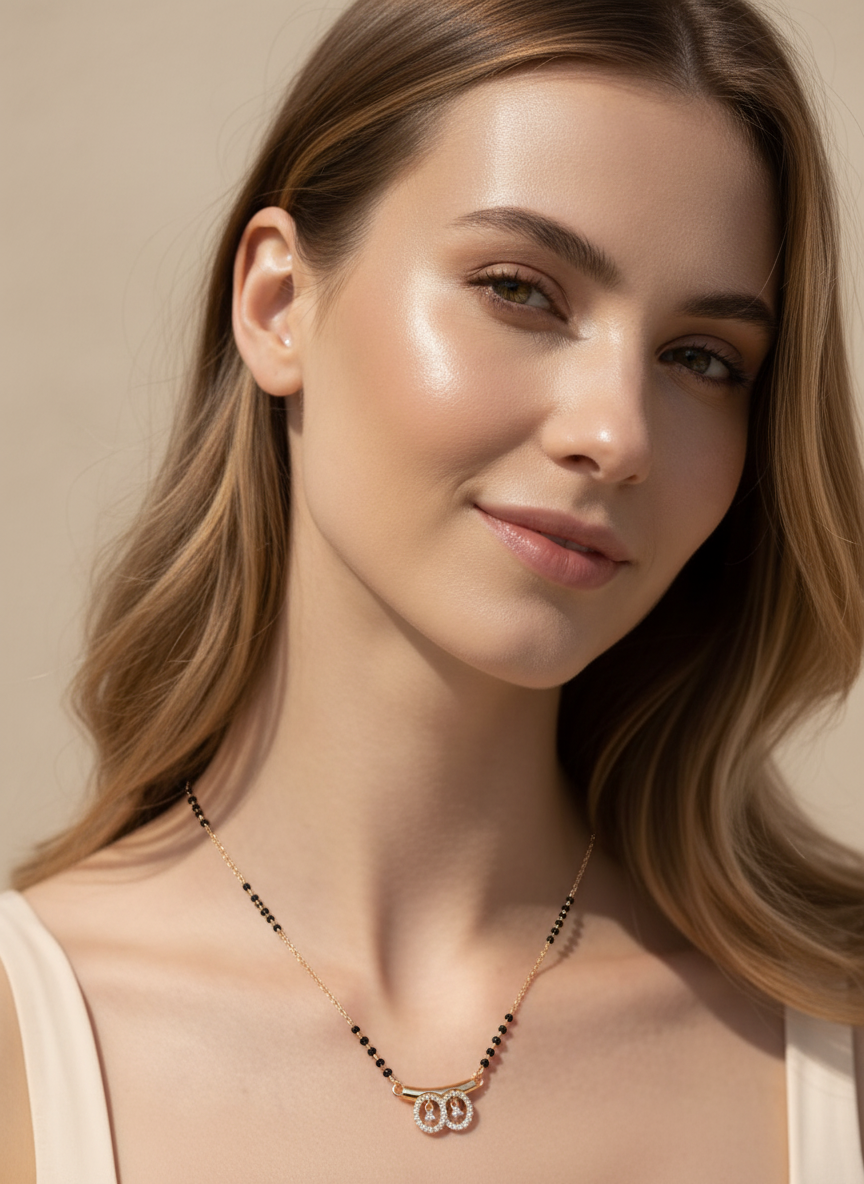 Riva Gold Plated Mangalsutra