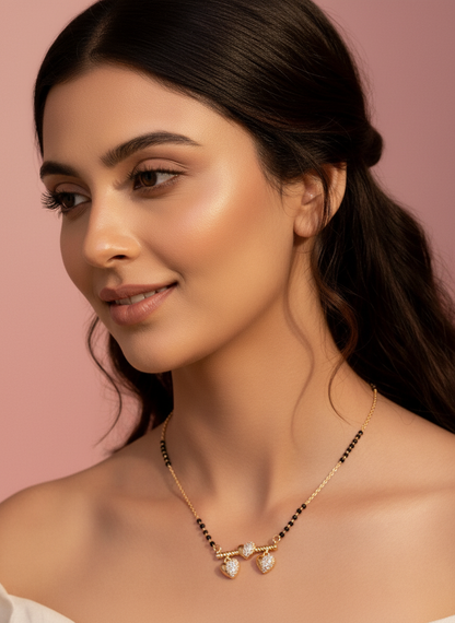 Mysha Gold Plated Mangalsutra
